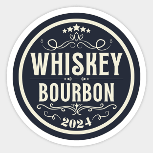 Whiskey Bourbon 2024 Sticker